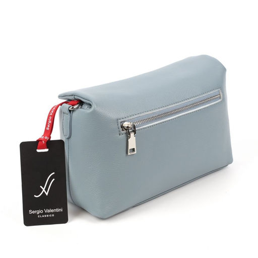 Женская кожаная сумка Sergio Valentini SV-8101Р Блу  фото 4