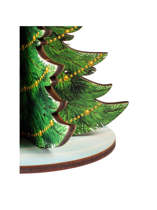 Модель из дерева WoodLand Toys «Ёлка сборная. Новогодние украшения»