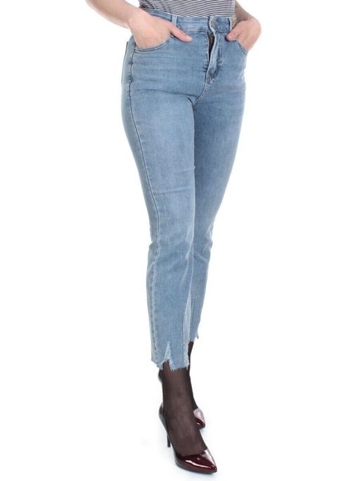 5609 BLUE Джинсы женские AMG JEANS (98% хлопок, 2% лайкра)