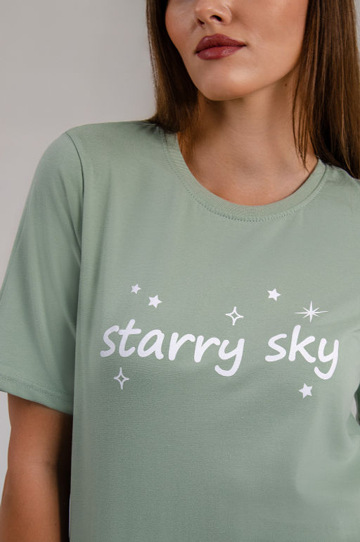 Арт. 9175 Пижама с шортами 42-50 (5шт) Цвет:полынь - Калинка фото 7