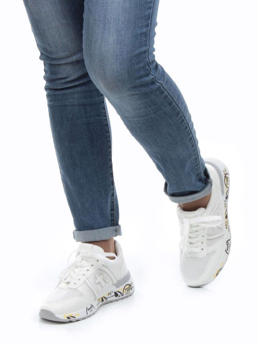 05-6026-3 WHITE Кроссовки женские (искусственные материалы) - No name фото 4