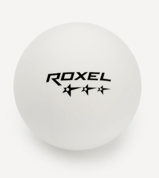Мяч для настольного тенниса Roxel 3* Prime, белый, 6 шт.  фото 3