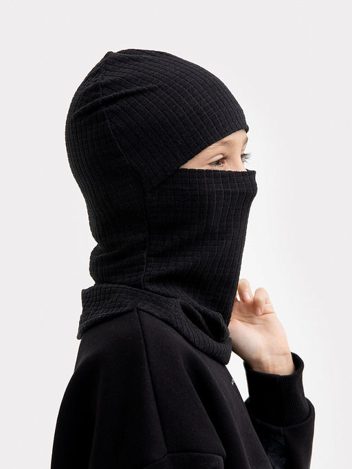 Шапка детская балаклава в черном цвете - Mark formelle фото 13