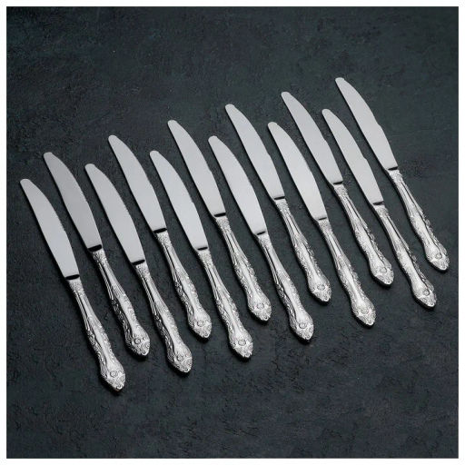 Упаковка 12шт. / Нож столовый М-3 Тройка СН-20/56 г. Павлово /ПЗХМ/  фото 3