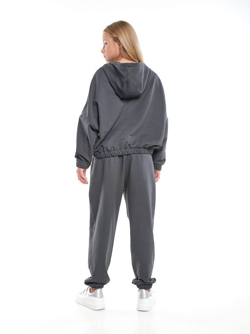 Комплект спортивный для девочки 22-7648 графит - Mini maxi фото 3