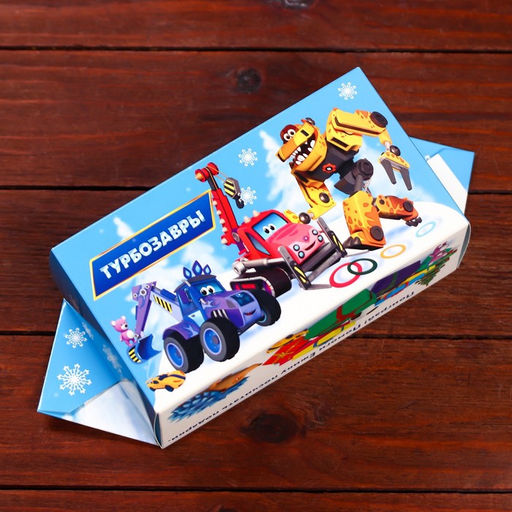 Цена за 5 шт. Подарочная коробка Турбозавры, Конфета большая , 9,8 х 7 х 17,8 см - Simaland фото 3