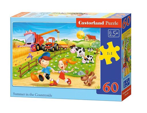 Castorland. Пазл 60 MIDI арт.B-06878 "Лето в деревне"