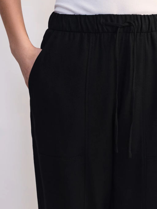 Льняные брюки с эластичным поясом ZR2605012106-50 / Zarina