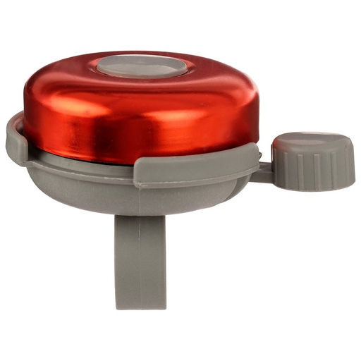 Звонок велосипедный GRAFFITI, механический, цвет красный  фото 3