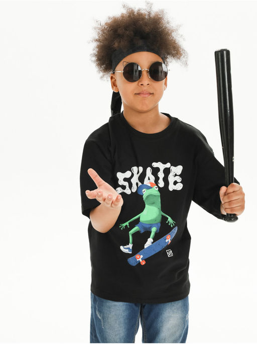 Футболка Скейт черный мальчик - София фото 6