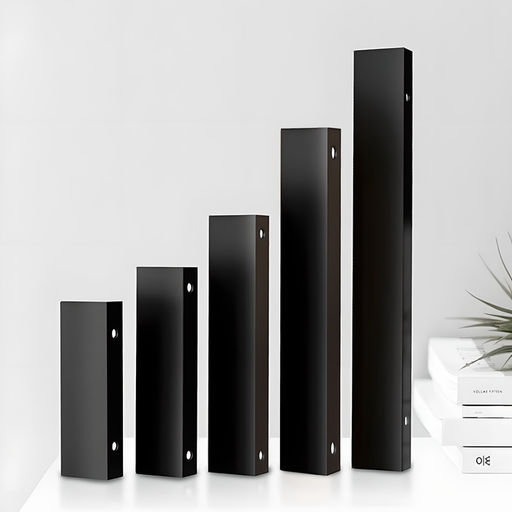 Ручка CAPPIO RT001BL, L=300 мм, м/о 256 мм, цвет черный, 4 шт.