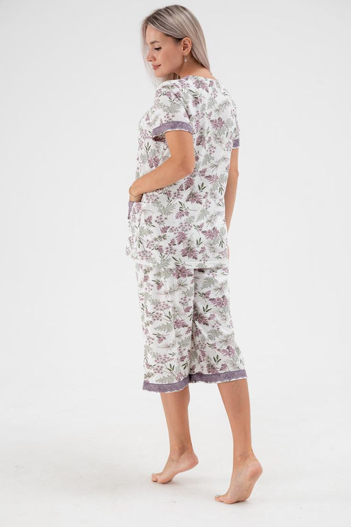 Пижама женская из кулирки Ворожея укроп макс - Амадэль фото 10