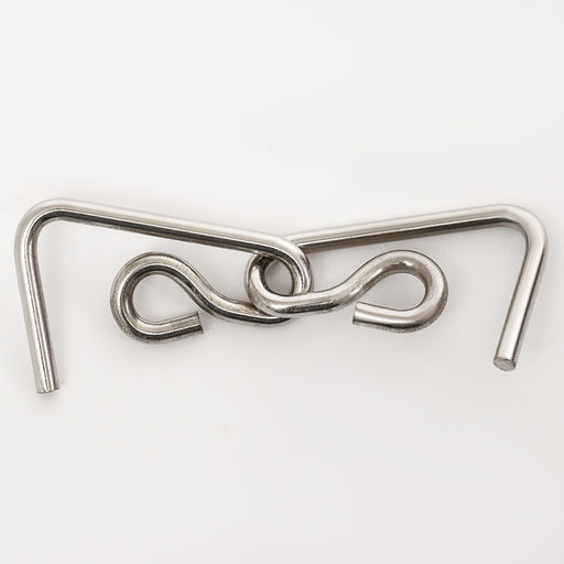 Цена за 3 шт. Головоломка металлическая «Умные гвозди» №13, на блистере