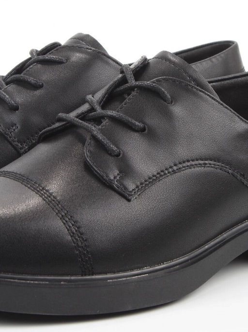 03-M47-68 BLACK Полуботинки женские (натуральная кожа)