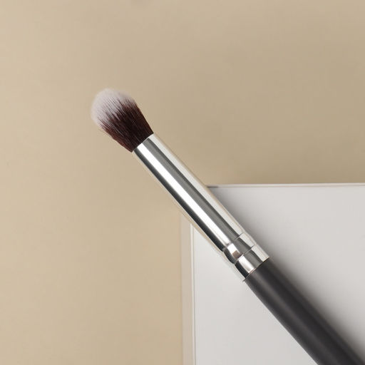 Кисть для макияжа Brush GRAPHITE, 18,5 см, цвет тёмно-серый - Queen fair фото 2