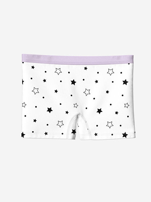 Beli Lastikli Bask?l? K?z Bebek Boxer 3l? - Waikiki фото 2