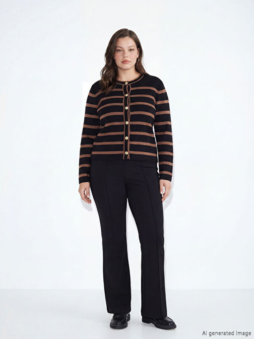 Dar Fit ?spanyol Pa?a Kad?n Pantolon