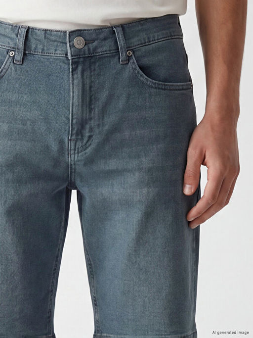 Regular Fit Erkek Jean ?ort