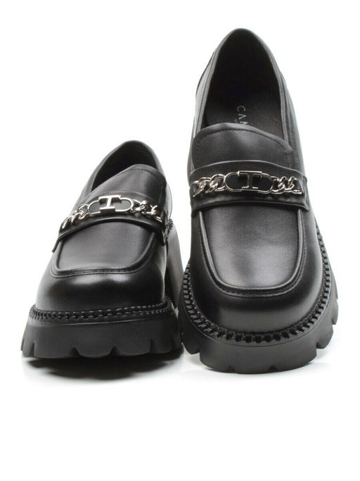 03-5939 BLACK Лоферы женские (натуральная кожа)