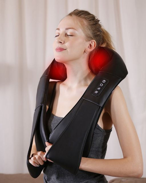 Электрический массажер для шеи, плеч, спины, ног - Chanji фото 4