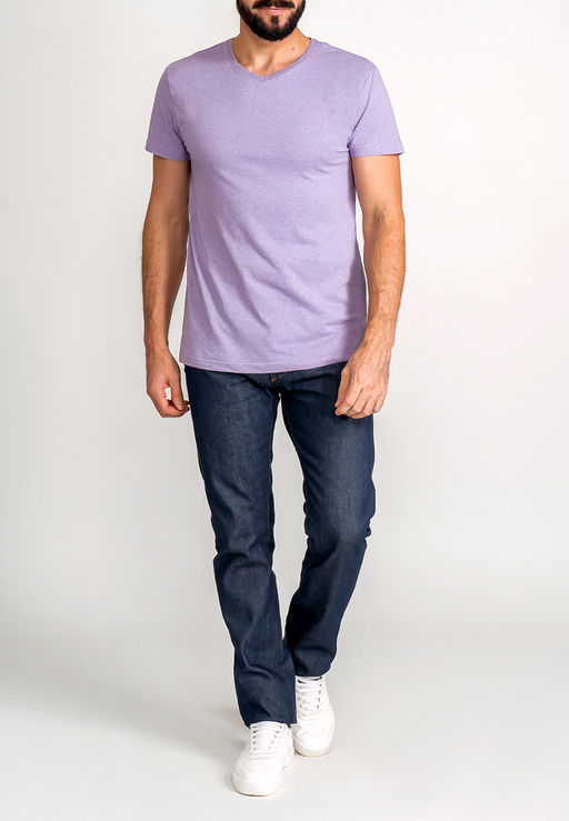 Футболка мужская короткий рукав GREG G146-RM-7001 (сирень м.)  фото 2