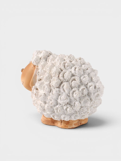 Фигурка декоративная «Кудрявая овечка», полистоун, 10.7×6.5×7.5 см