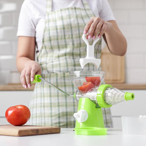 Соковыжималка ручная Fresh, пластик, зелёная