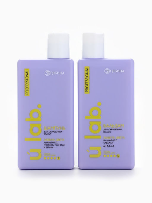 Подарочный набор «Защита цвета»: шампунь 250 мл, бальзам 250 мл, Ural Lab