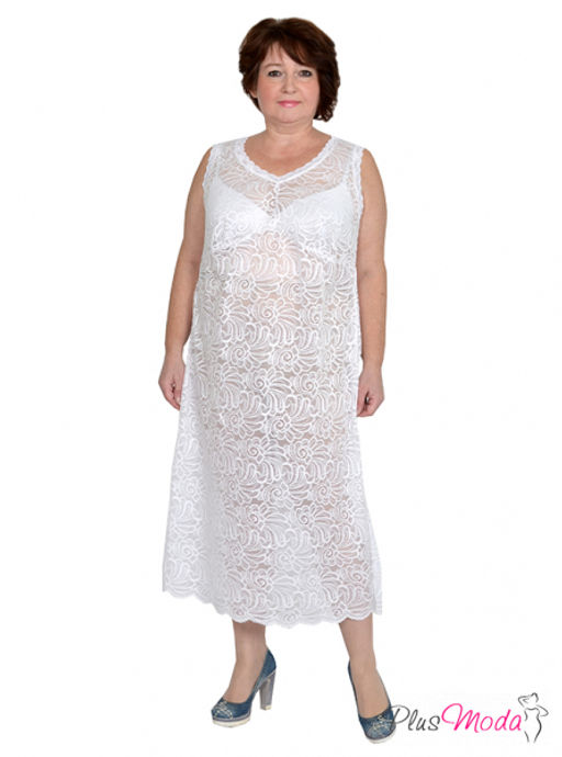 Сорочка Модель №853 размеры 44-84 - Plusmoda фото 3