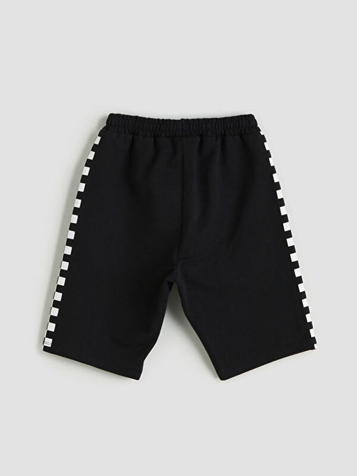 Beli Lastikli Sonic Bask?l? Erkek ?ocuk ?ort