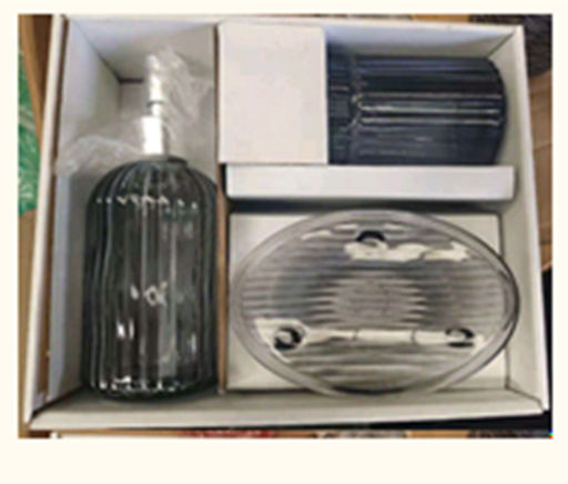 Набор для ванной 3 предмета / NVK-G /уп 16/