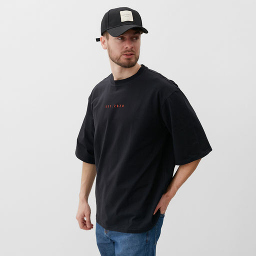 Футболка мужская MIST Est., размер 50, чёрный