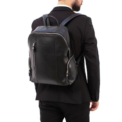 Кожаный рюкзак Arlington Black - Lakestone фото 6