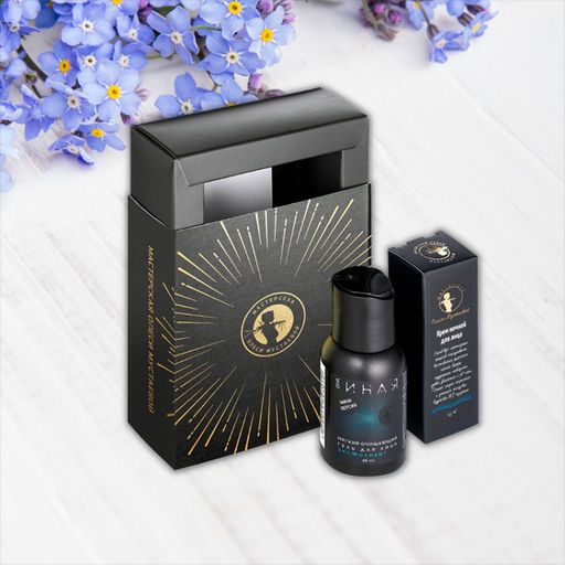 МАСТЕРСКАЯ ОЛЕСИ МУСТАЕВОЙ НАБОР для лица ДЕЛИКАТНОЕ ОТШЕЛУШИВАНИЕ (гель+крем ночной), 45 мл/15 мл  фото 2