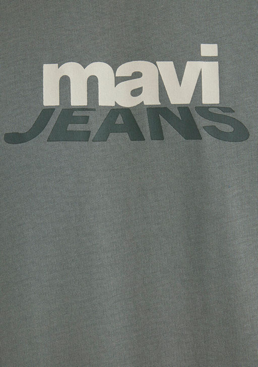 Mavi Logo Bask?l? Yesil Tisort  фото 7