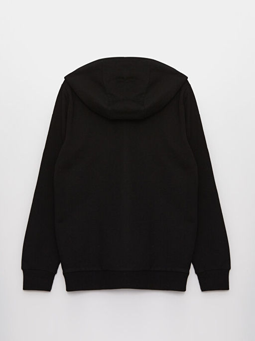 Kap??onlu Basic Uzun Kollu K?z ?ocuk Fermuarl? Sweatshirt - Waikiki фото 2
