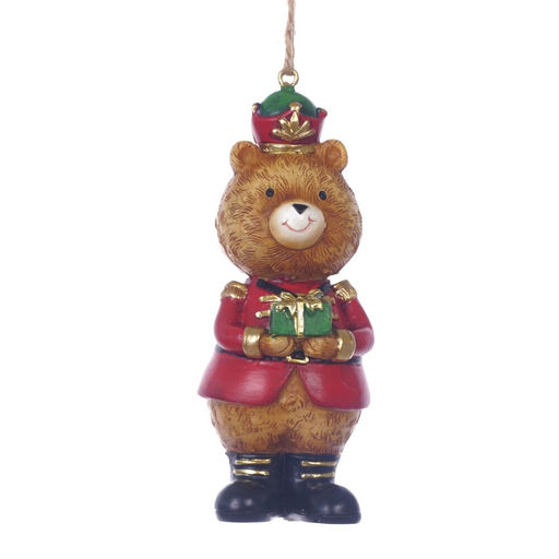 Фигурка декоративная подвесная "Медвежонок", L3,5 W3,5 H10,5 см, 2в.