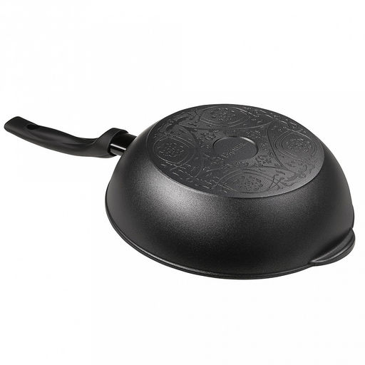 Сотейник с антипригарным покрытием д24см "Классик", h8,2см, s0,4см, ручка из термостойкого пластика (Россия)