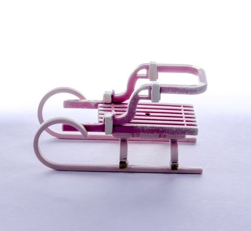 Елочные игрушки: Санки Большие 3015 - Idh фото 2