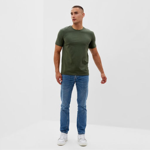 Футболка мужская MINAKU Map, хаки, р-р 48