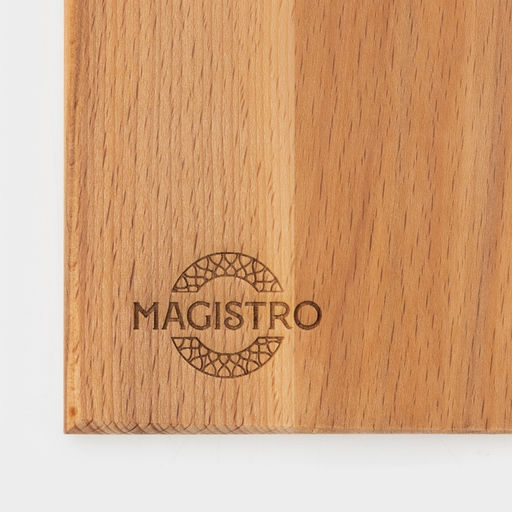 Доска разделочная с ручкой Magistro, 40×24×1.2 см, дерево дуб