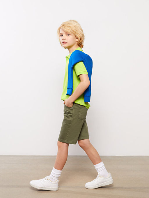 Basic Gabardin Erkek ?ocuk ?ort