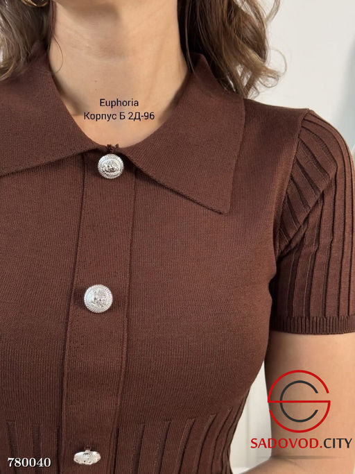 Женское вязаное платье - Bruno фото 8