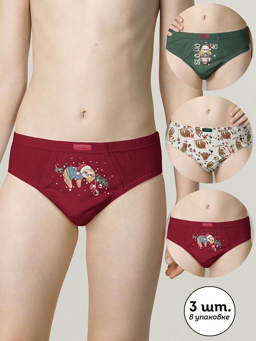 BULB4309(3шт. в упаковке) трусы для мальчиков