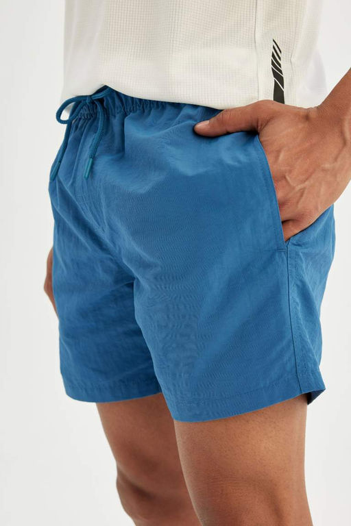 Короткие шорты для плавания на сетчатой подкладке - Defacto фото 5