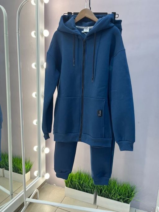 Утепленный костюм мужской футер 3-нитка петля качество пенье - Knitka wear фото 4