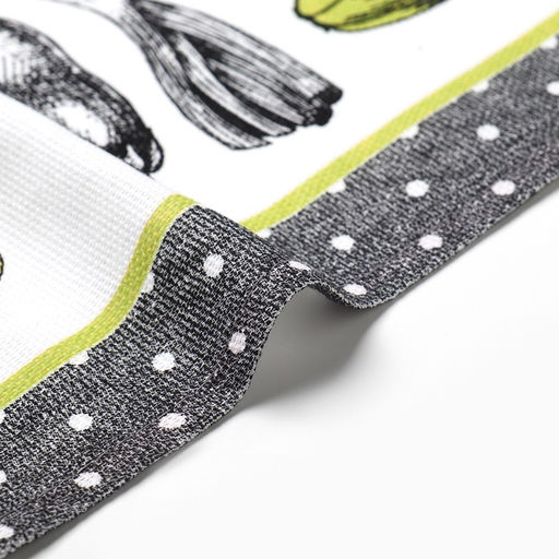 Набор полотенец Доляна Овощи 35х602 см-2шт.,100% хл, рогожка,162г/м2 фото 3