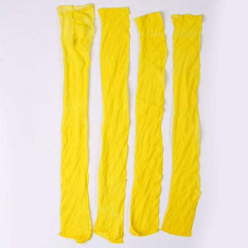 Капрон для кукол и цветов, набор 4 шт., размер 1 шт. — 45 × 6 см, цвет лимонный