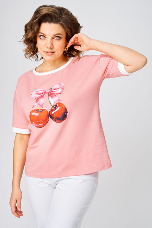 Джемпер Rumoda 2285 розовый  фото 9