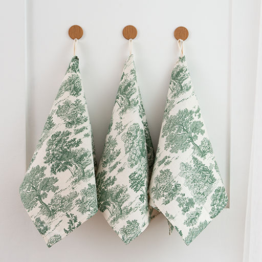 Набор полотенец 40х70 (3 шт.), саржа, Гарден графит ВБ 40х70 - Традиция фото 3